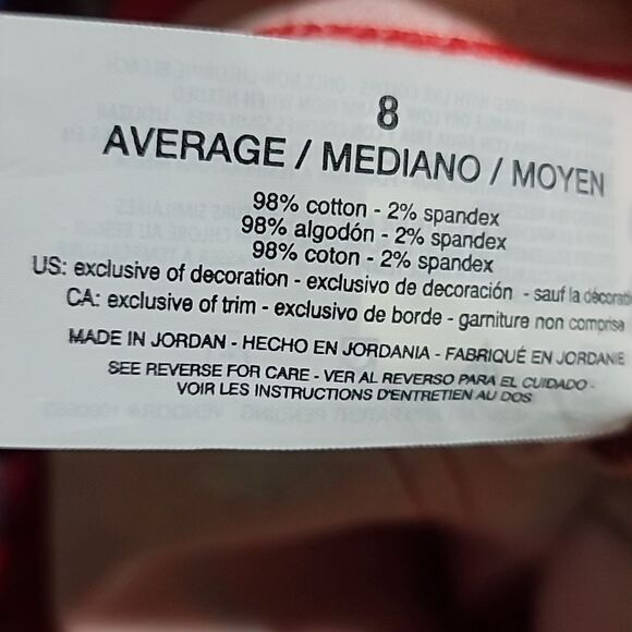 Gloria Vanderbilt Women's Red Floral Flex Stretch Shorts Size 8 NWT - Picture 7 of 7